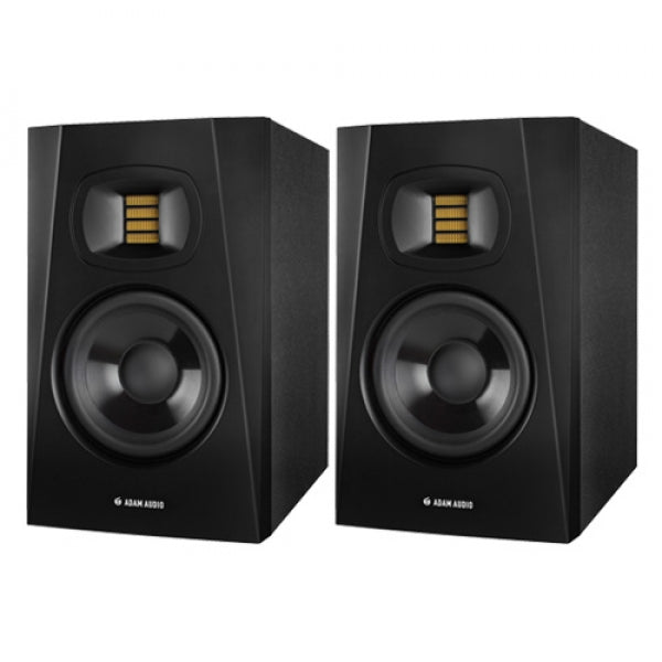 ADAM Audio T5V 5-Inch Active Studio Monitor PAIR With 2 XLR to TRS Cables