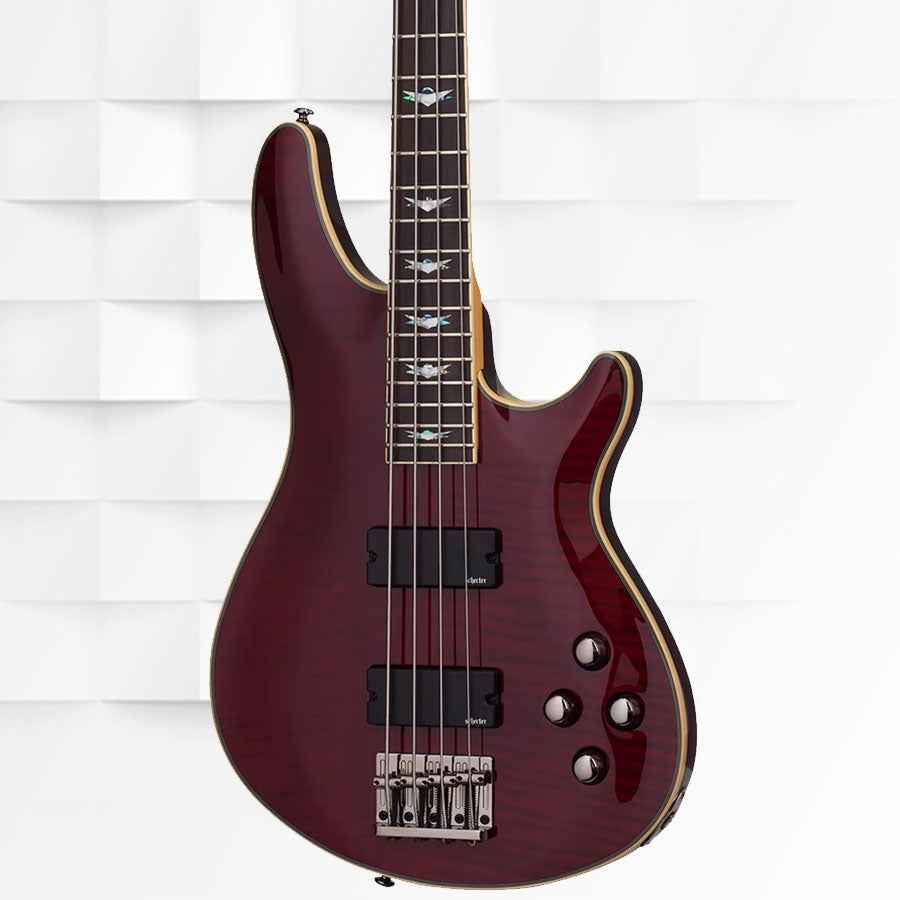 Schecter Omen Extreme-4 BCH 4-String Bass Guitar - Black Cherry