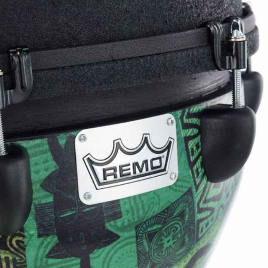 Remo DJ-0014-32 Designer Series 14" Djembe Green Kinte