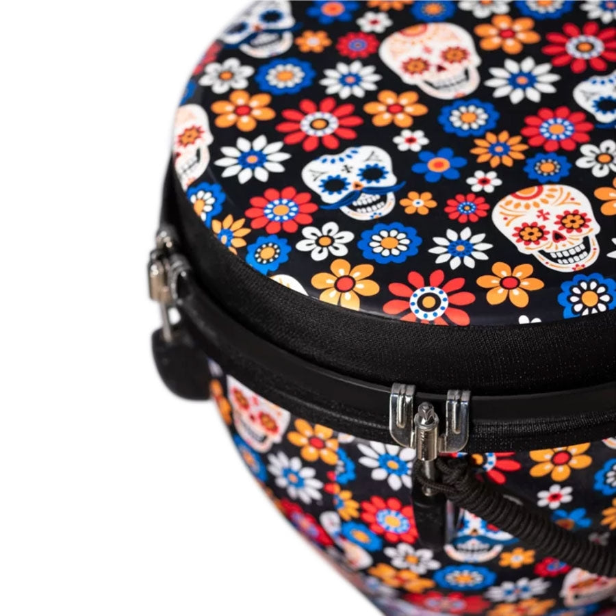 Meinl JD12DA-DH 12 inch Synthetic Djembe Day of the Dead Designed Head