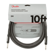 Fender 10 Feet Professional Series Tweed Instrument Cables 0990820062 - Gray Tweed