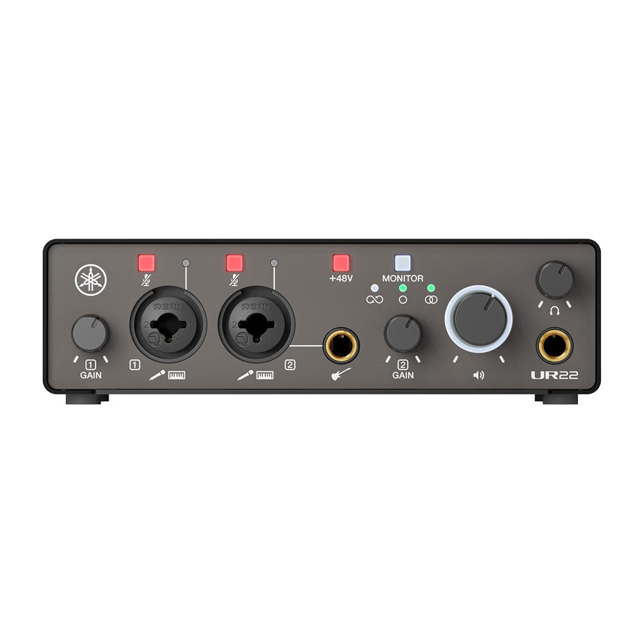 Yamaha UR22MK3 2-in 2-out USB-C Audio Interface with Software Suite - Black