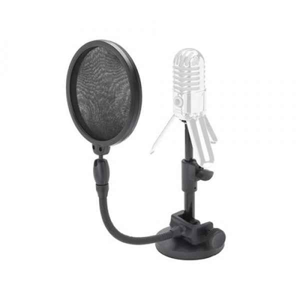 Samson MD2-PS05 Desktop Microphone Stand and Microphone Pop Filter Bundle