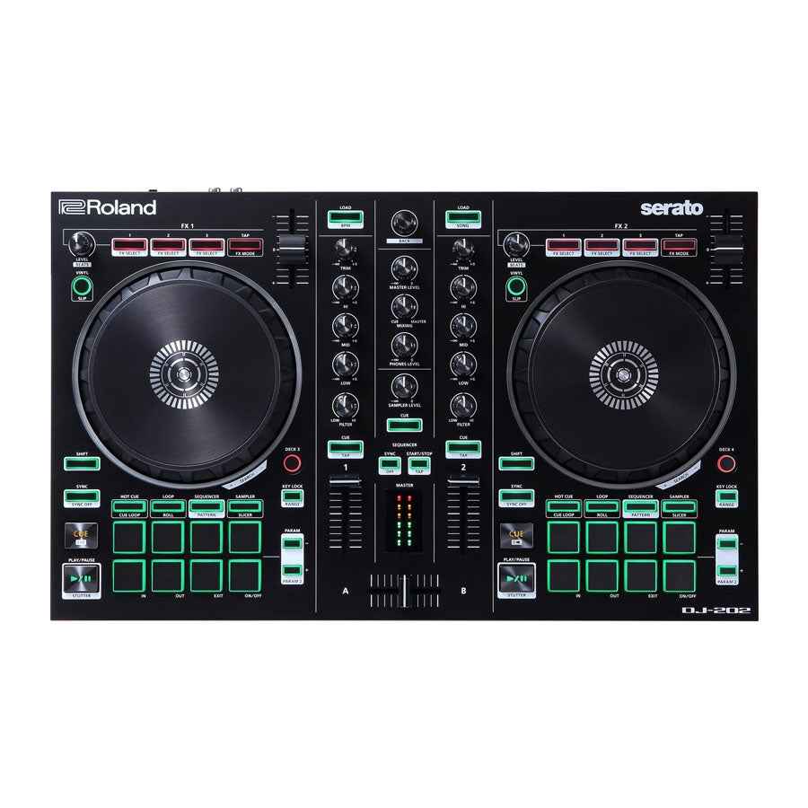 Roland DJ-202 Two-channel Four-Deck DJ Controller
