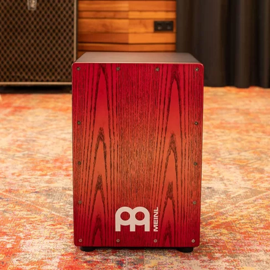 Meinl MCAJ100BK-TRF Headliner Series Snare Cajon - Tango Red Fade