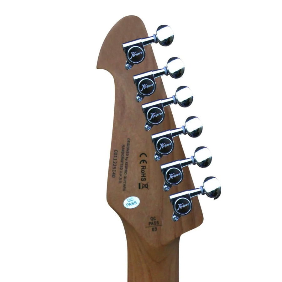 Keipro KS60-M SSH Electric Guitar With Bag - Transparent Blue
