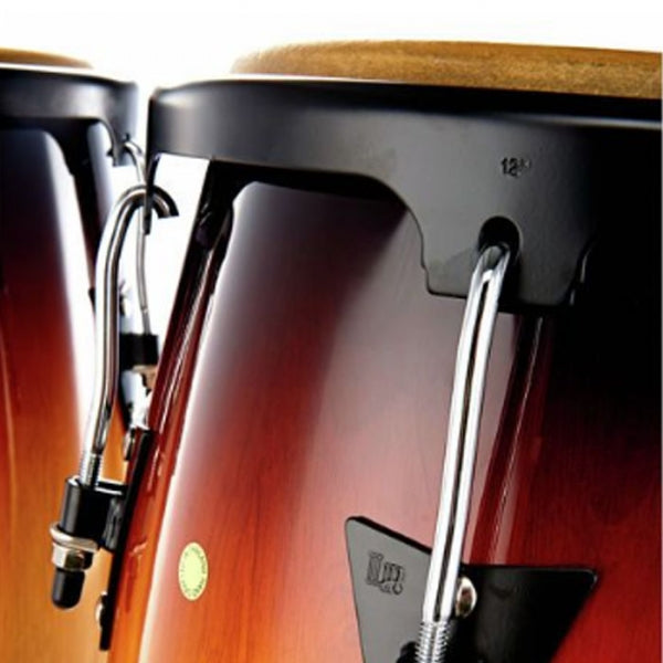 Latin Percussion Matador Custom Wood Conga Set of 3 M950S + M952S + M954S With Stands - Vintage Sunburst