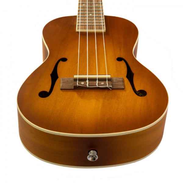 Bamboo Sunburst Violin Special Edition Series Hybrid Line Concert Ukulele With Bag