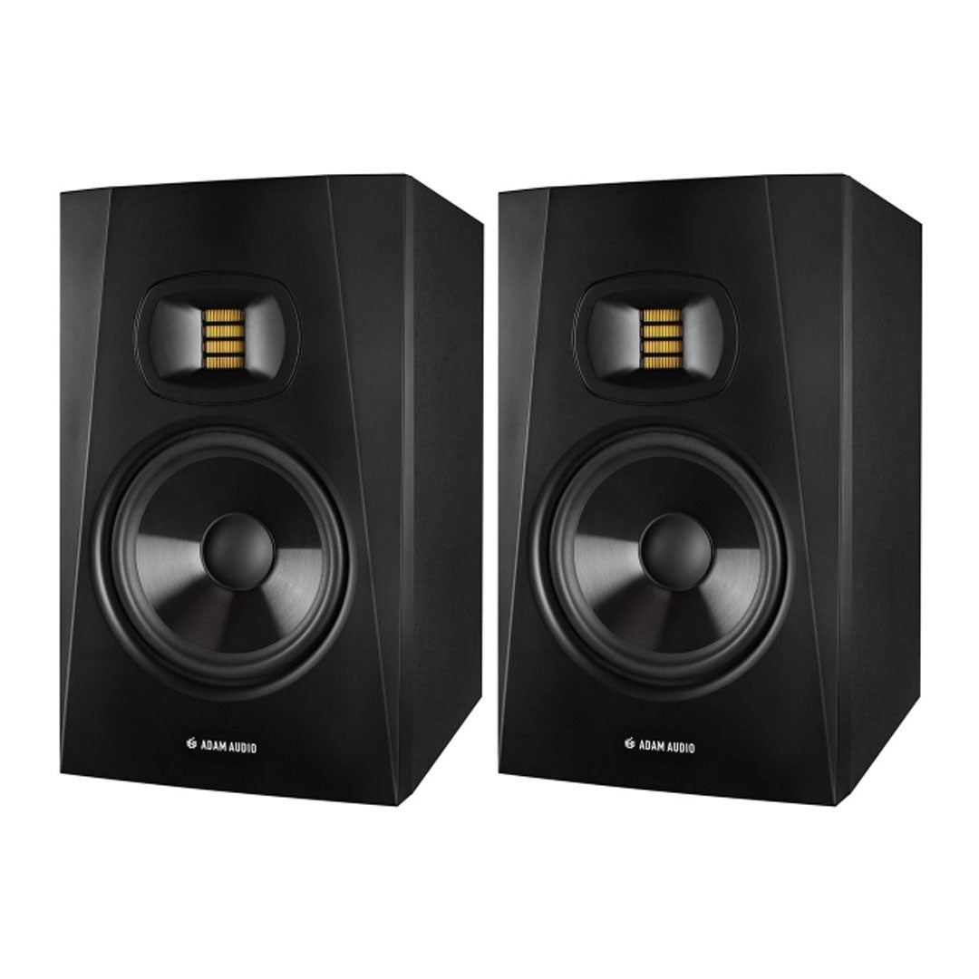ADAM Audio T7V 7-inch Active Studio Monitor PAIR With 2 XLR to TRS Cables