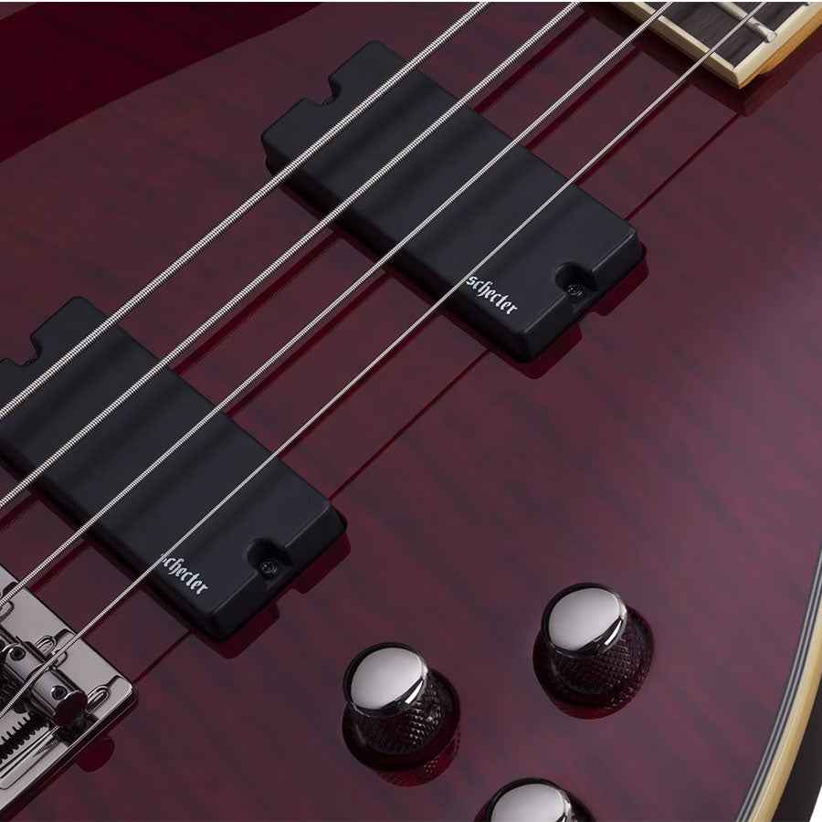 Schecter Omen Extreme-4 BCH 4-String Bass Guitar - Black Cherry