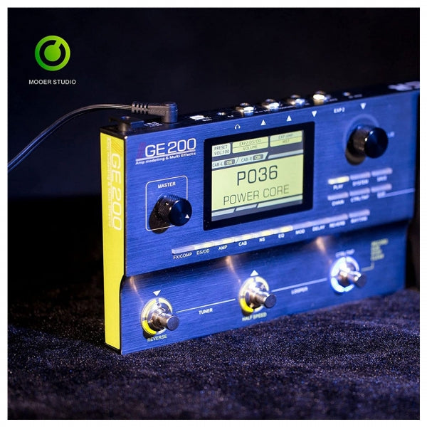Mooer GE200 Amp Modeling and Guitar Effect Pedal