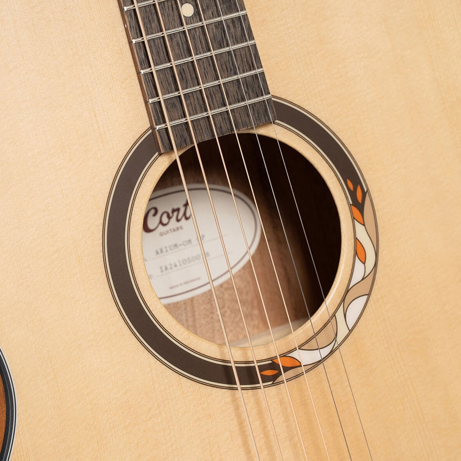 Cort Arium OM OP Orchestra Model Acoustic Guitar - Open Pore