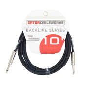 Gator GCWB-INS-10 10 Foot Strt to Strt Instrument Cable