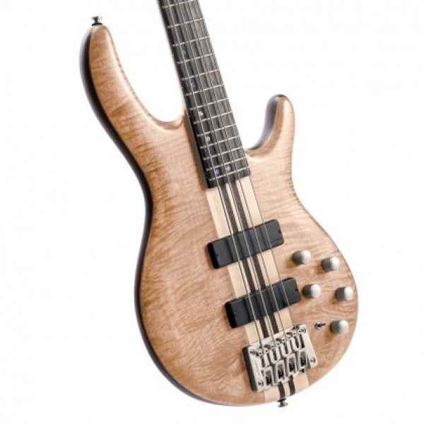 Cort A6 Plus FMMH OPN 6-String Bass Guitar - Open Pore Natural