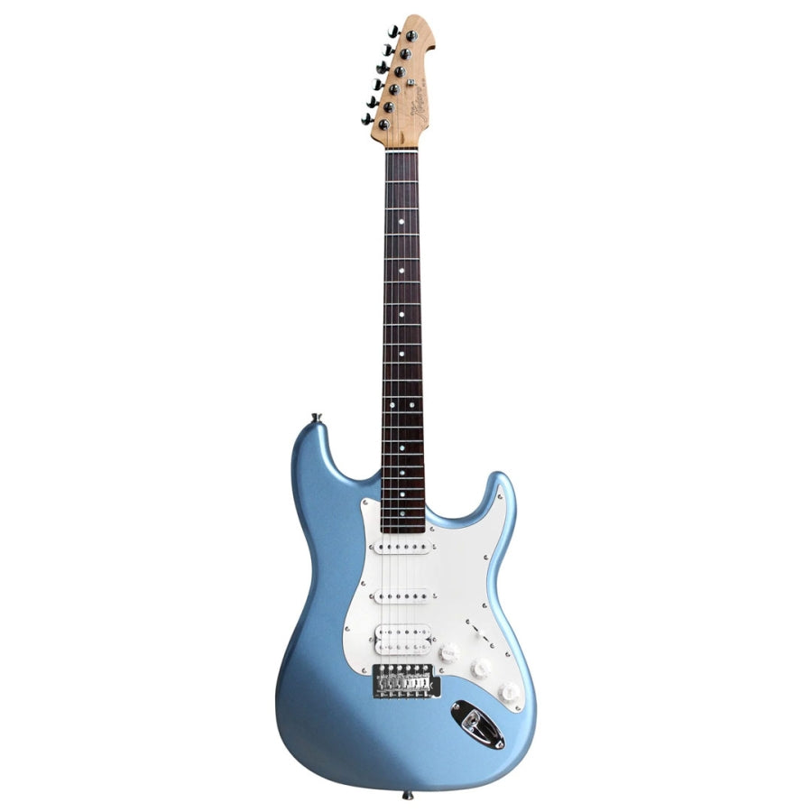 Keipro KS20-R SSH Electric Guitar With Bag - Metallic Ice Blue