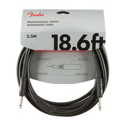 Fender 18.6 Feet Professional Series Instrument Cable 0990820020 - Black