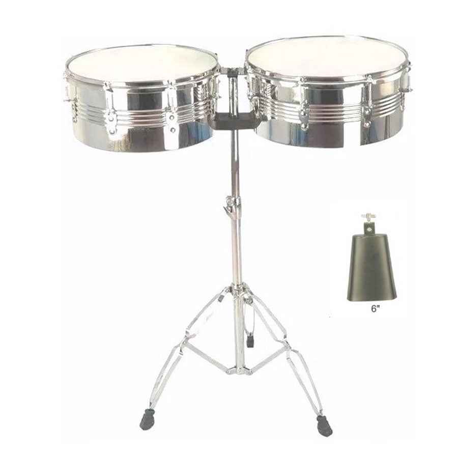 Jinbao JBTBS1413 Timbale With Cowbell