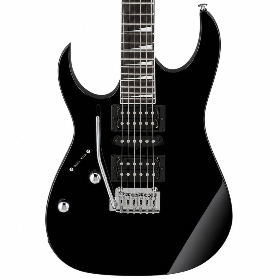 Ibanez GRG170DXL-BKN Lefthanded Electric Guitar With Gig Bag - Black Night