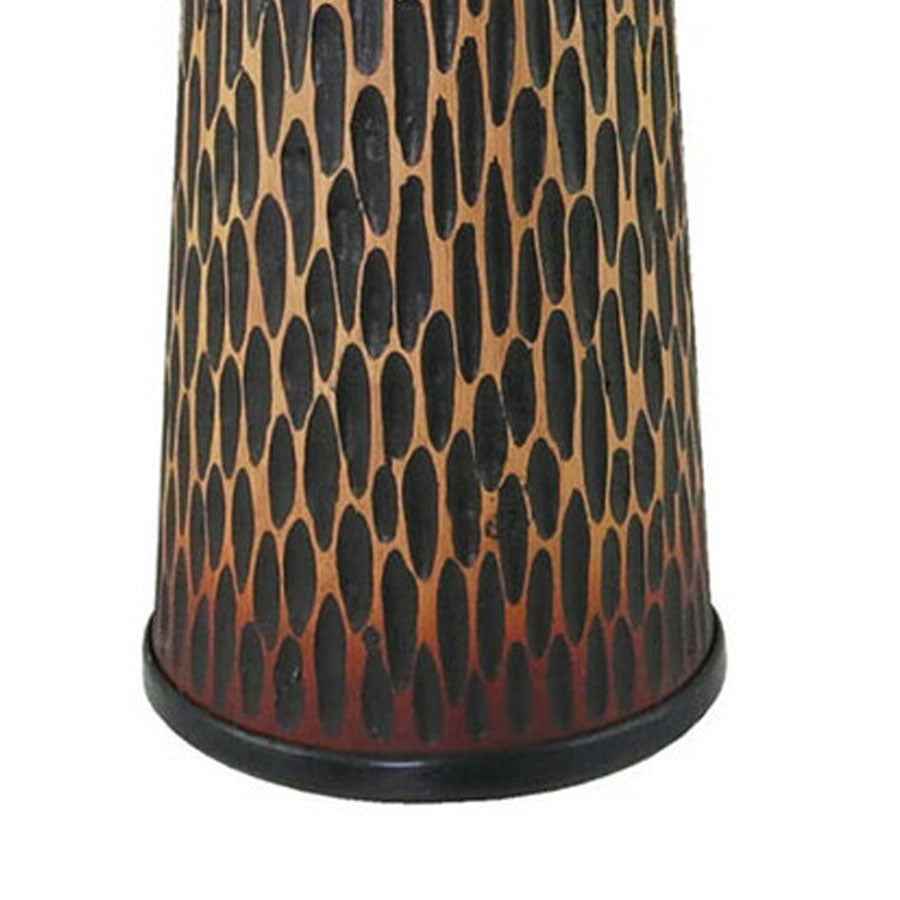 Tycoon TJSS-72 B CO Supremo Select Chiseled Orange Series 12-Inch Djembe