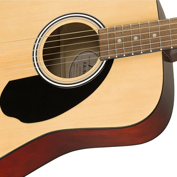 Fender FA-125 Dreadnought Acoustic Guitar With Gig Bag - Natural 0971210521