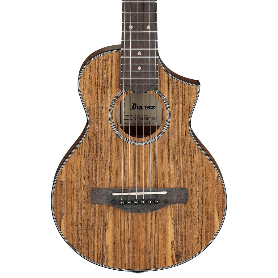 Ibanez EWP14WB OPN Cutaway Tenor Style Piccolo Acoustic Guitar - Open Pore Natural