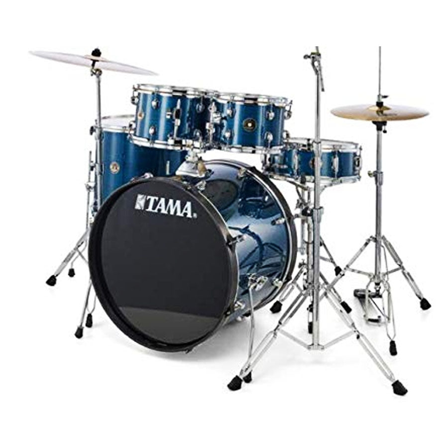 Tama Rhythm Mate 5-Pcs Acoustic Drum Kit RM52KH5 - Hairline Blue