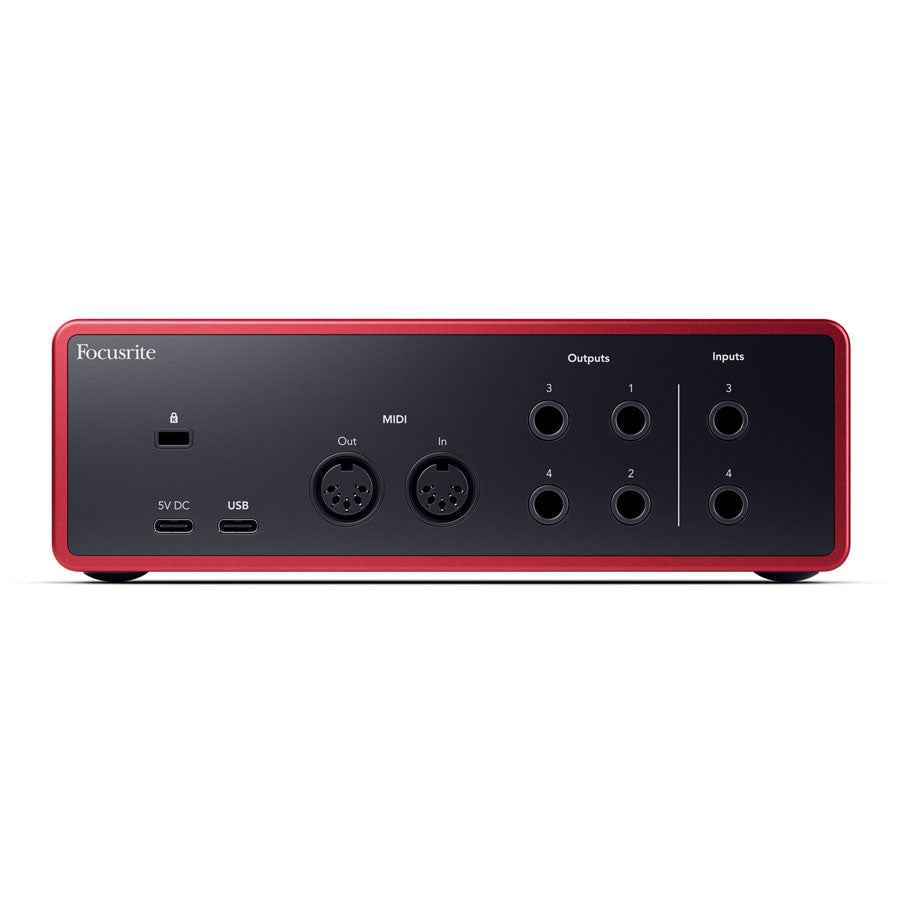 Focusrite Scarlett 4i4 4th Generation 4-in 4-out Audio Interface