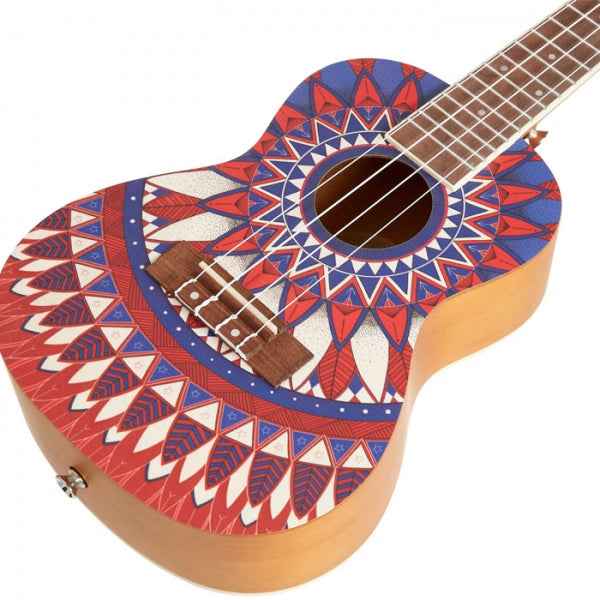 Bamboo U-23 Passion Concert Ukulele New Generation Series, Mandala Line