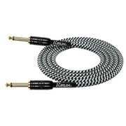 Kirlin IW-241BCG BKB 10 Original Woven 10mtr Instrument Cable - Black