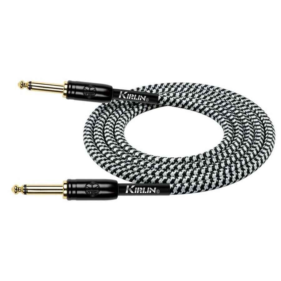 Kirlin IW-241BCG BKB 10 Original Woven 10mtr Instrument Cable - Black