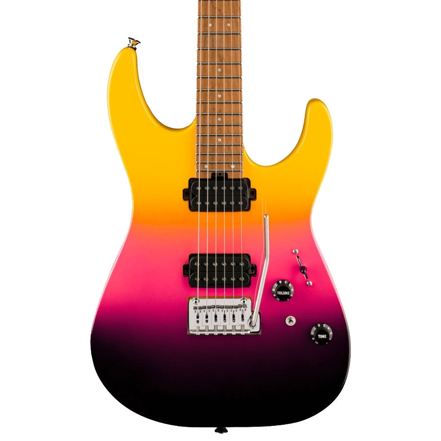Charvel Pro Mod DK24 HH 2PT CM Caramelized Maple Fingerboard Electric Guitar 2962411500 - Malibu Sunset