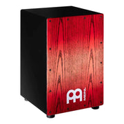 Meinl MCAJ100BK-TRF Headliner Series Snare Cajon - Tango Red Fade