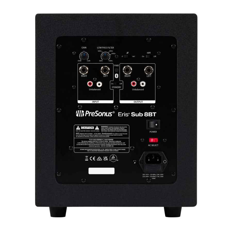 Presonus Eris Sub 8BT 8 inch Powered Subwoofer 2nd Generation