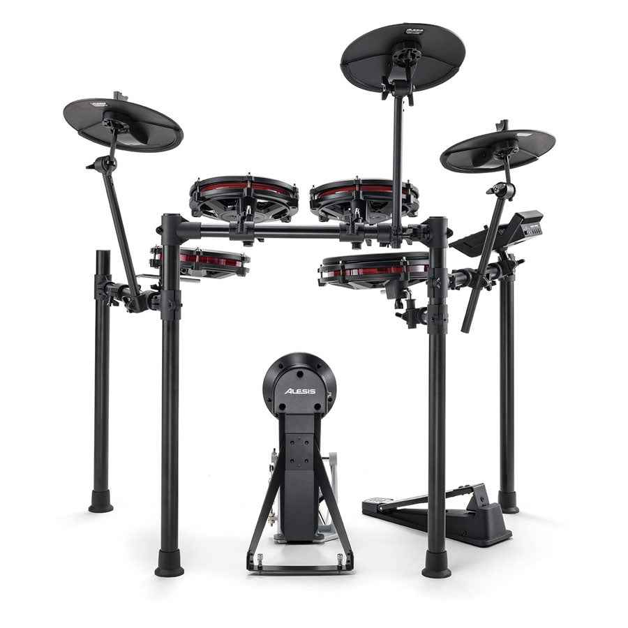 Alesis Nitro Max Kit Eight Piece Electronic Drum Kit with Mesh Heads and Bluetooth