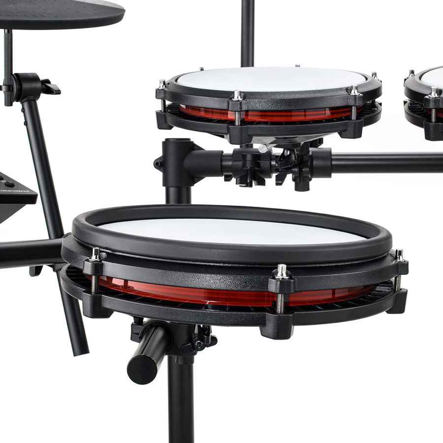 Alesis Nitro Max Kit Eight Piece Electronic Drum Kit with Mesh Heads and Bluetooth