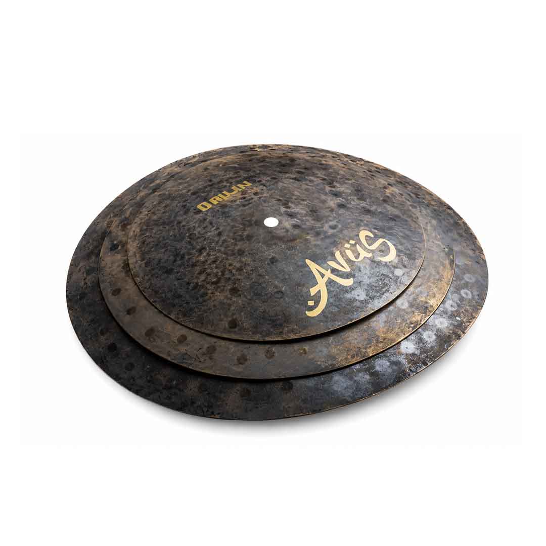 Avus Clapsta 9inch-11inch-13inch B20 bronze Clap Stack Cymbal Set
