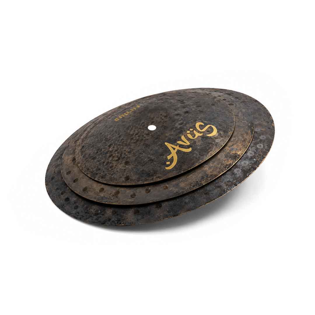 Avus Clapsta 9inch-11inch-13inch B20 bronze Clap Stack Cymbal Set