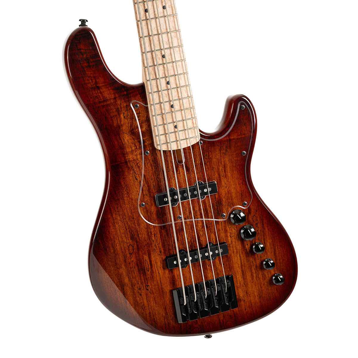Cort GB-Fusion 5 String Bass Guitar - Antique Brown Burst
