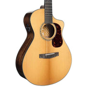 Cort Gold-MC6 Ovangkol Trans Acoustic Guitar - Natural Gloss