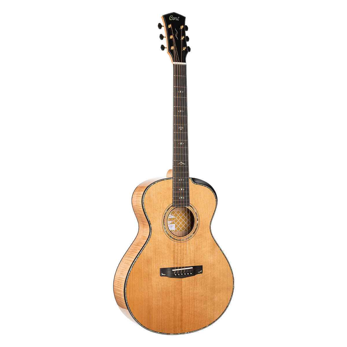 Cort Gold-Passion 6-Strings Electro Acoustic Guitar With Case - Natural Gloss