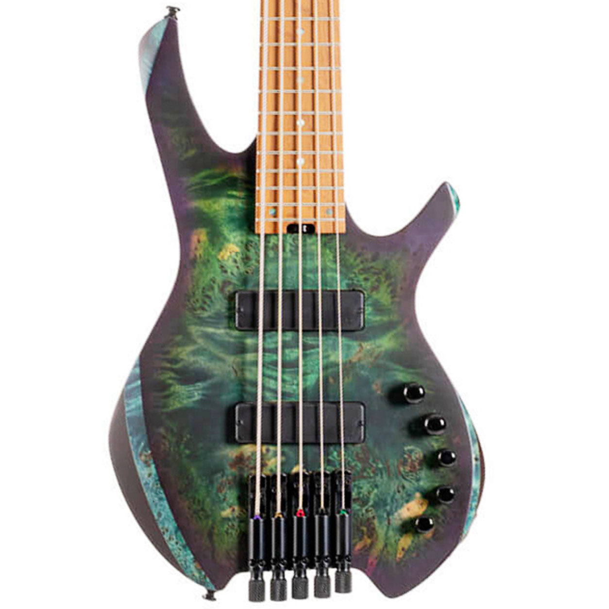 Cort Artisan Space 5 5-String Headless Bass Guitar - Star Dust Black