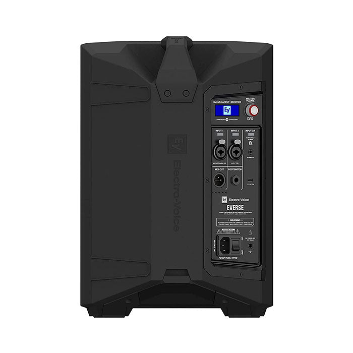 Electro-Voice Everse 8 Black 2-Way Battery-Powered Loudspeaker with Bluetooth