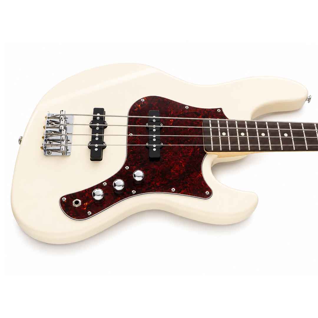 FGN BMJ2-R OLW 4-String Bass Guitar - Olympic White