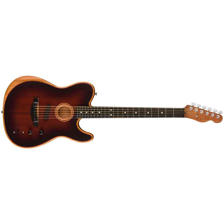 Fender American Acoustasonic Telecaster All-Mahogany Acoustic Electric Guitar 0972013137 With Bag