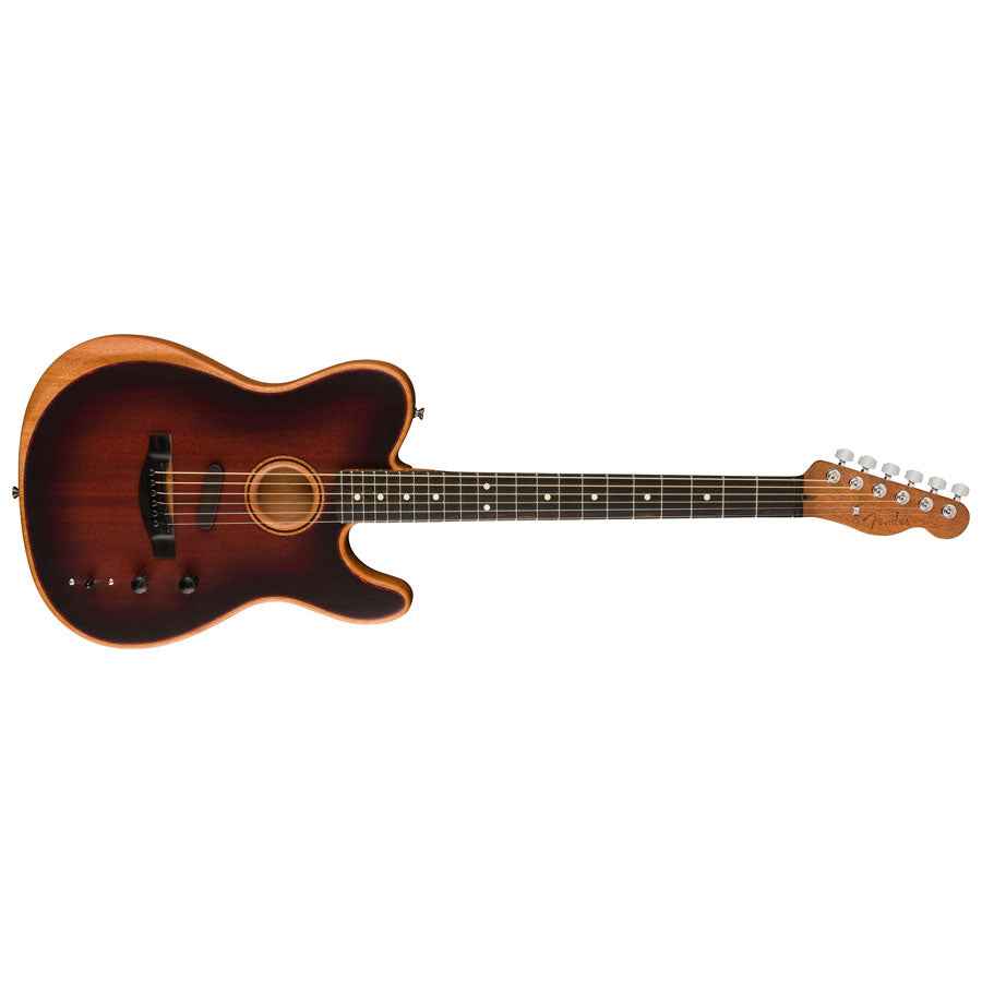 Fender American Acoustasonic Telecaster All-Mahogany Acoustic Electric Guitar 0972013137 With Bag