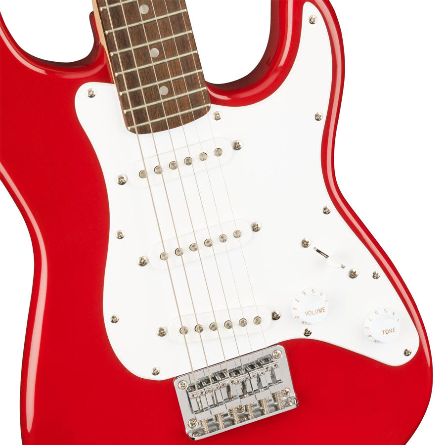 Fender Squier Mini Stratocaster Indian Laurel Fingerboard Electric Guitar 0370121554 - Dakota Red