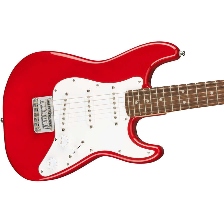 Fender Squier Mini Stratocaster Indian Laurel Fingerboard Electric Guitar 0370121554 - Dakota Red