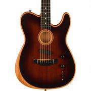 Fender American Acoustasonic Telecaster All-Mahogany Acoustic Electric Guitar 0972013137 With Bag
