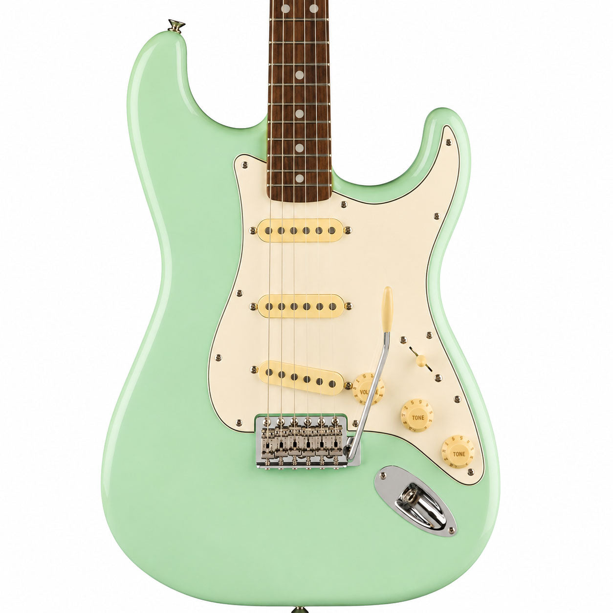 Fender Vintera II 70s Stratocaster Slab Rosewood Fingerboard Electric Guitar With Bag 0149030357 - Surf Green