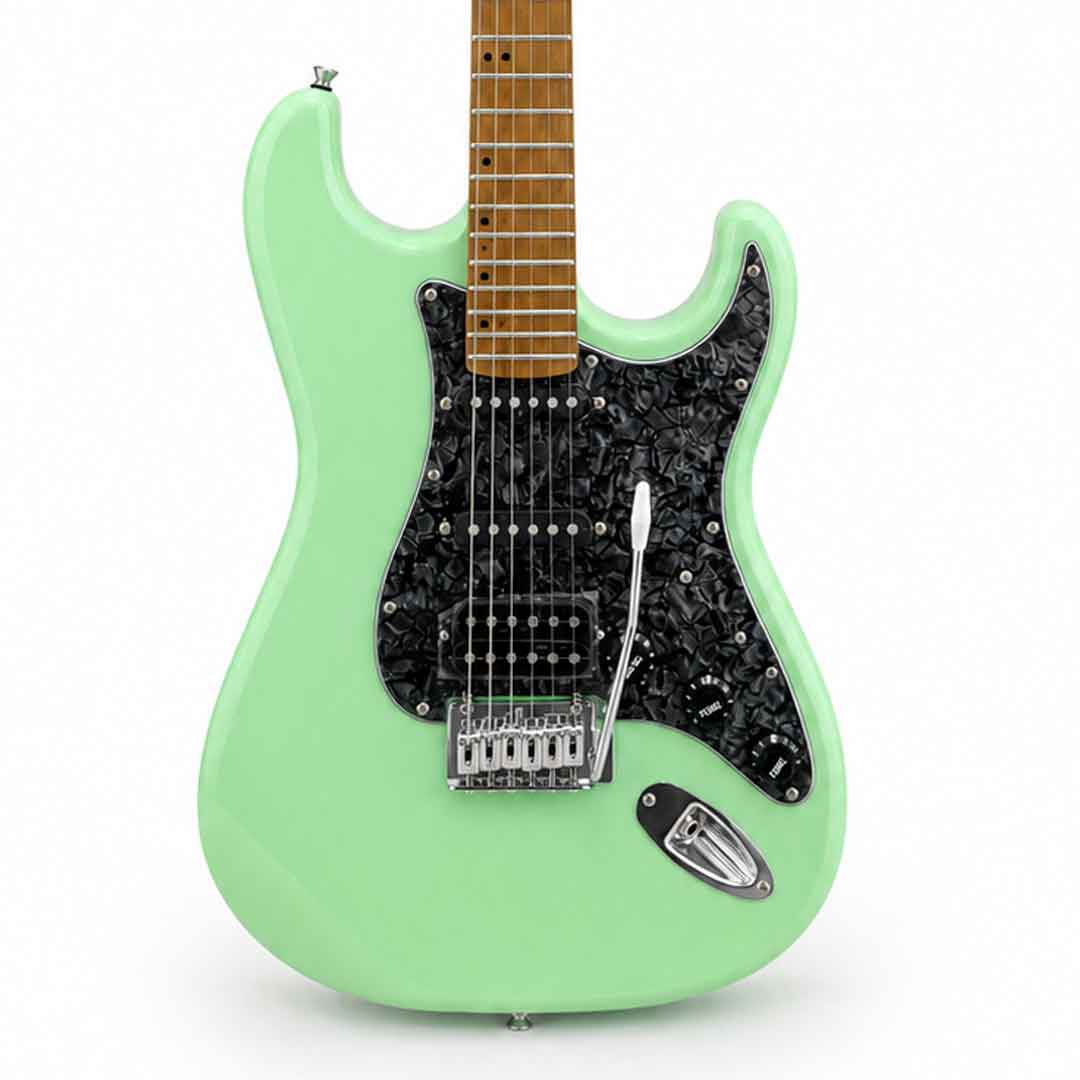 Hertz HZ STMP X HSS Electric Guitar - Shell Pink